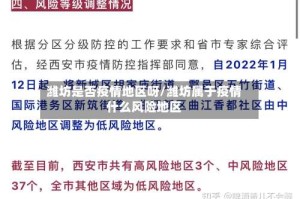 潍坊是否疫情地区呀/潍坊属于疫情什么风险地区