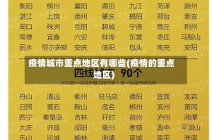疫情城市重点地区有哪些(疫情的重点地区)
