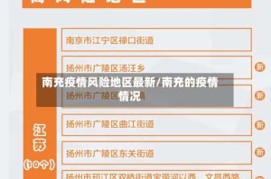 南充疫情风险地区最新/南充的疫情情况