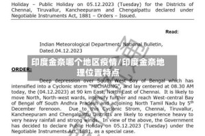 印度金奈哪个地区疫情/印度金奈地理位置特点