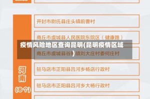 疫情风险地区查询昆明(昆明疫情区域)