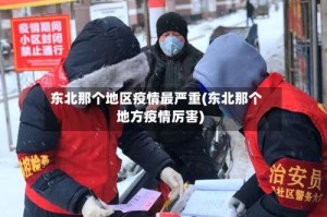 东北那个地区疫情最严重(东北那个地方疫情厉害)