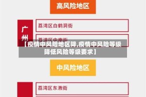 【疫情中风险地区降,疫情中风险等级降低风险等级要求】