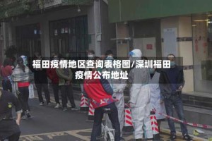 福田疫情地区查询表格图/深圳福田疫情公布地址