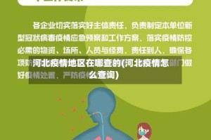 河北疫情地区在哪查的(河北疫情怎么查询)