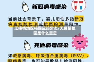 无疫情地区核酸应该常态/无疫情地区是什么意思