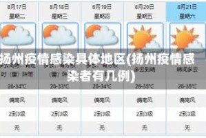 扬州疫情感染具体地区(扬州疫情感染者有几例)
