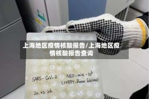 上海地区疫情核酸报告/上海地区疫情核酸报告查询