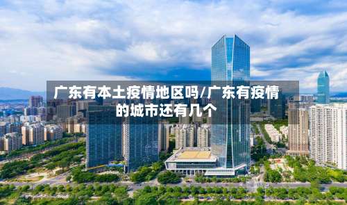 广东有本土疫情地区吗/广东有疫情的城市还有几个-第2张图片