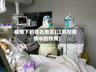 疫情下的苏北地区(江苏在疫情中的作用)-第1张图片