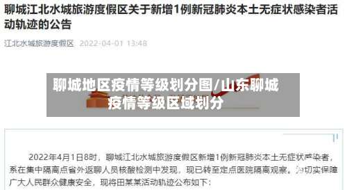 聊城地区疫情等级划分图/山东聊城疫情等级区域划分-第2张图片