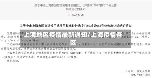 上海地区疫情最新通知/上海疫情各区-第2张图片