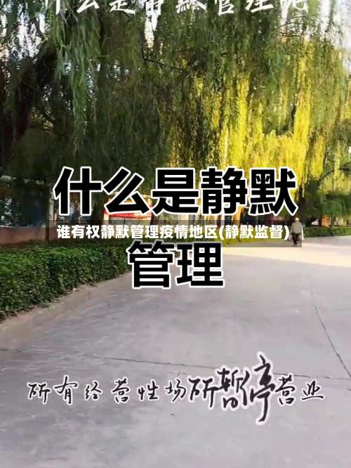 谁有权静默管理疫情地区(静默监督)-第3张图片