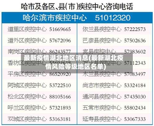 最新疫情湖北地区消息(最新湖北疫情风险等级地区名单)-第3张图片