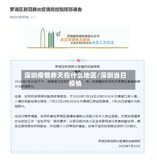 深圳疫情昨天在什么地区/深圳当日疫情-第1张图片