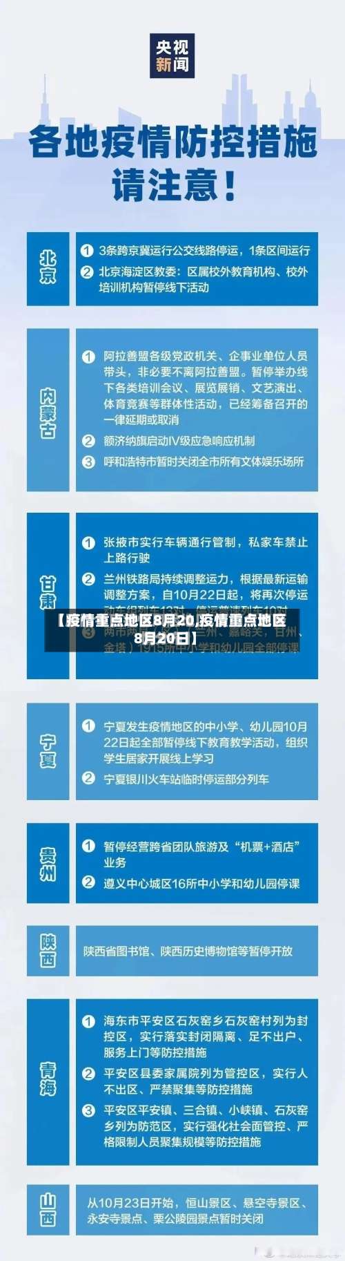 【疫情重点地区8月20,疫情重点地区8月20日】-第3张图片