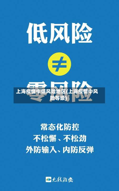 上海疫情中低风险地区(上海疫情中风险等级)-第2张图片