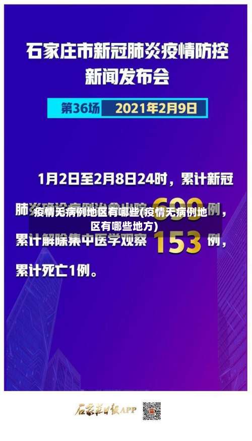 疫情无病例地区有哪些(疫情无病例地区有哪些地方)-第1张图片