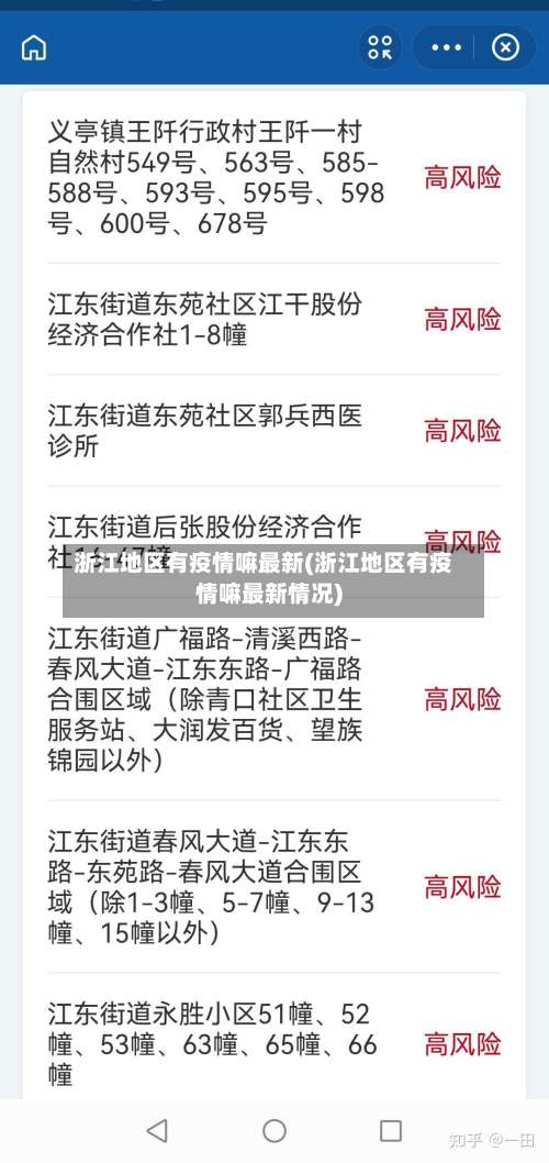 浙江地区有疫情嘛最新(浙江地区有疫情嘛最新情况)-第3张图片